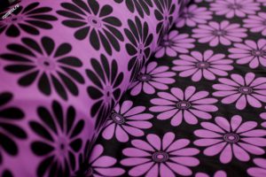 Швейная ткань
 Жаккард «Ромашки» цвет фиолетовый